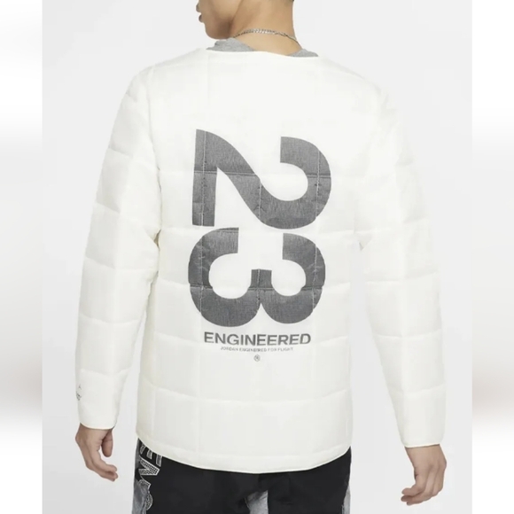 Nike Jordan 23 Engineered printed 2 in 1 Mens parka. Size M - Picture 3 of 10